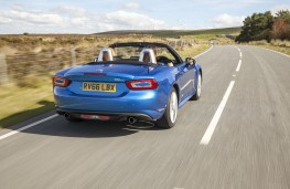 Fiat 124 Spider, 2017, rear, action