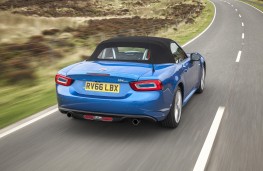 Fiat 124 Spider, 2017, rear, roof up