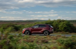 Kia Sportage, 2026, side, action