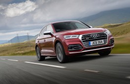 Audi SQ5, 2018, front, action