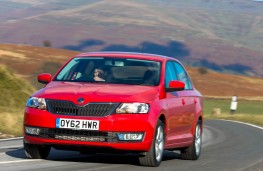 Skoda Rapid Elegance, front, action