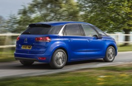 Citroen C4 Space Tourer, 2018, side, action