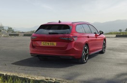 Skoda Superb SportLine estate, 2025, rear