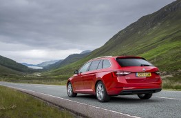 Skoda Superb Estate, rear 