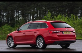 Skoda Superb Estate 4x4, 2016, rear, static