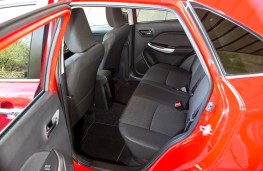 Suzuki Baleno, rear seats