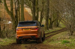 Range Rover Sport SVR, 2018, off road, rear