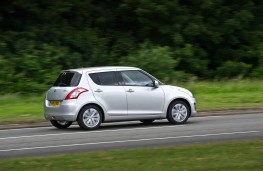 Suzuki Swift 2013, rear, action