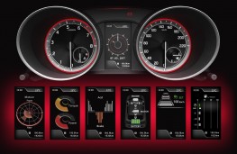 Suzuki Swift, 2017, instrument panel displays