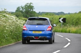 Suzuki Swift Sport 5dr, rear, action