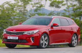 Kia Optima Sportswagon, 2016, action