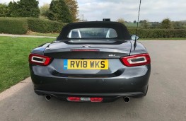 Fiat 124 Spider, rear