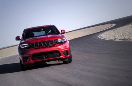 Jeep Grand Cheorkee Trackhawk, 2018, front, action, track