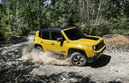 Jeep Renegade Trailhawk, 2018, off road, side