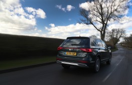 SEAT Tarraco, 2019, rear, action, road