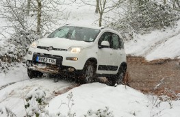 Fiat Panda 4x4, snow, front