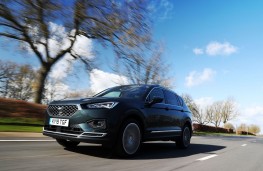 SEAT Tarraco, 2019, side, action, road