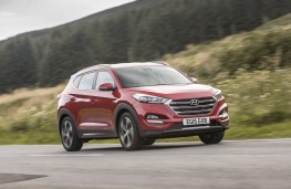 Hyundai Tucson 2015, side, action