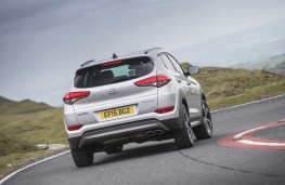 Hyundai Tucson, rear, action