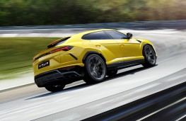 Lamborghini Urus, 2018, rear, action