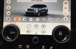 Range Rover Velar, 2017, virtual buttons