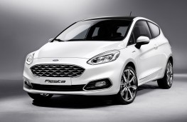Ford Fiesta Vignale, 2017, front