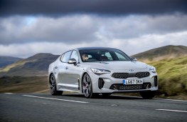 Kia Stinger GT S, 2017, front, action