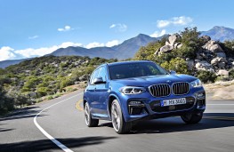 BMW X3, 2017, front, action