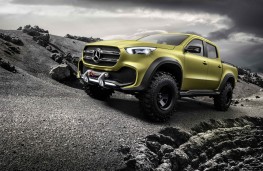 Mercedes-Benz Concept X-Class, powerful adventurer, front