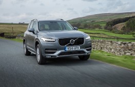 Volvo XC90, grey, front