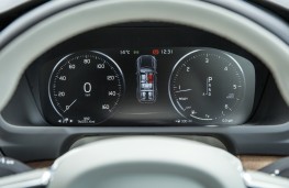 Volvo XC90, grey, instruments