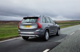 Volvo XC90, grey, rear