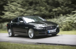 Jaguar XE, front, action