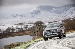 Mercedes-Benz X-Class, 2017, front, snow