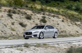 Jaguar XF, side, action