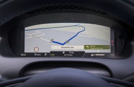 Jaguar XJ LWB Autobiography, 2016, instrument panel, map display