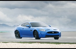 Jaguar XKR-S, front, action