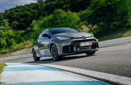 Toyota Yaris GR, 2024, front, action