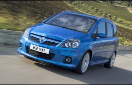 Vauxhall Zafira, 2009, front, action