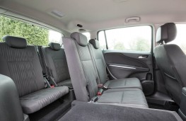 Vauxhall Zafira Tourer 1.6 CDTi, rear seats