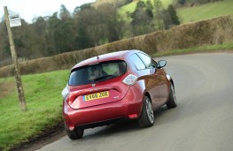 Renault ZOE, 2017, rear, action