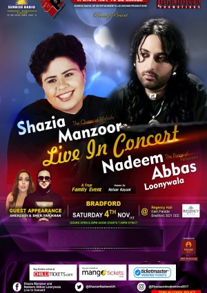 Shazia Manzoor and Nadeem Abbas Loonywala live in Bradford