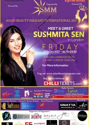Meet & Greet Susmita Sen at 2nd Asian Beauty Pageant 2017