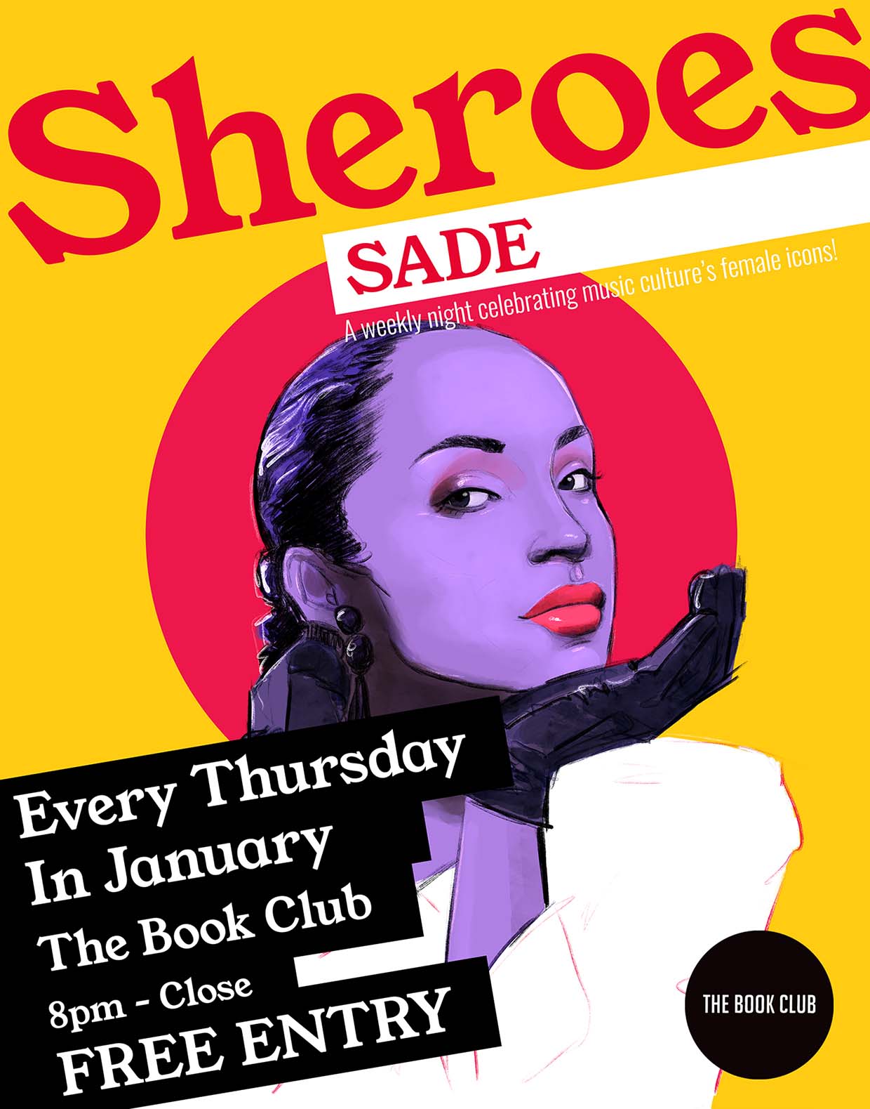 Sheroes: Sade - Every Thursday In January