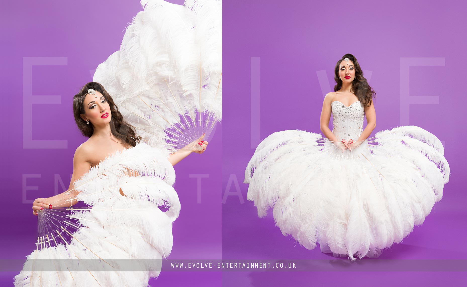 Classic Feather Burlesque for Event Hire Event Entertainment