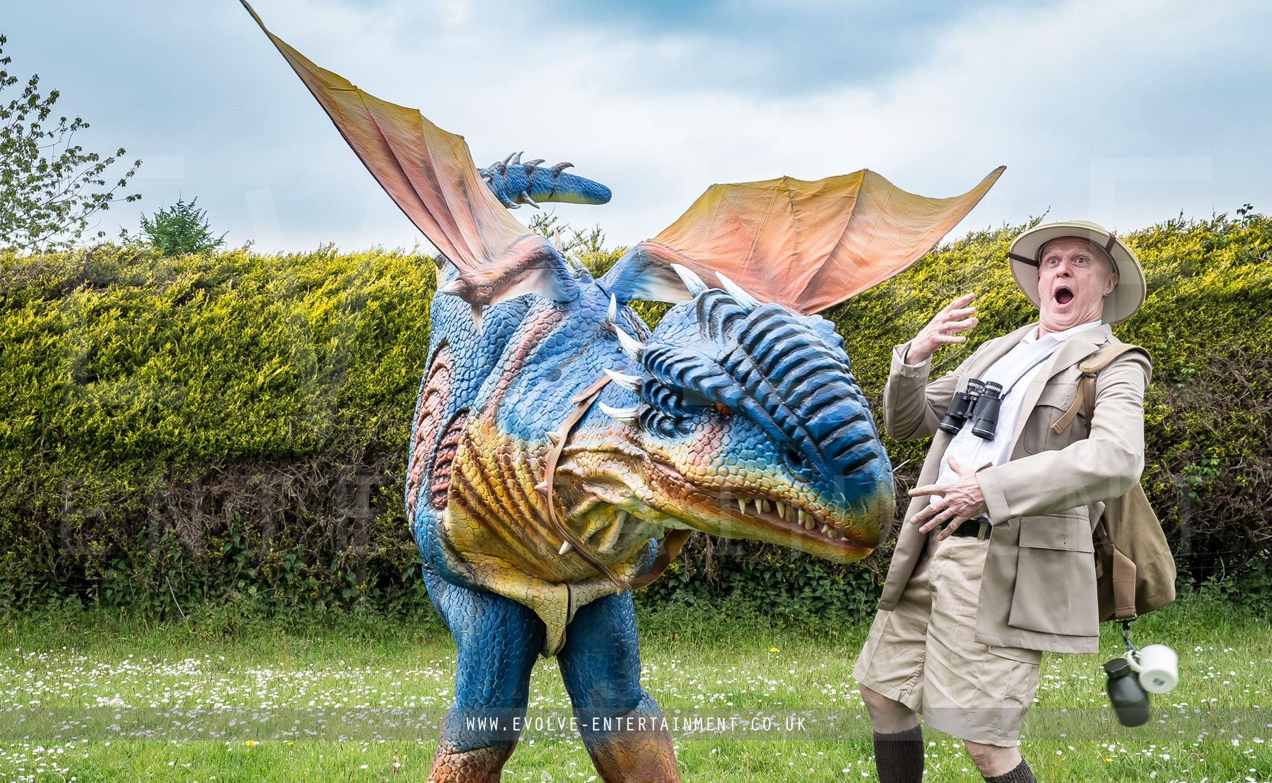 Giant Blue Dragon | Evolve Entertainment