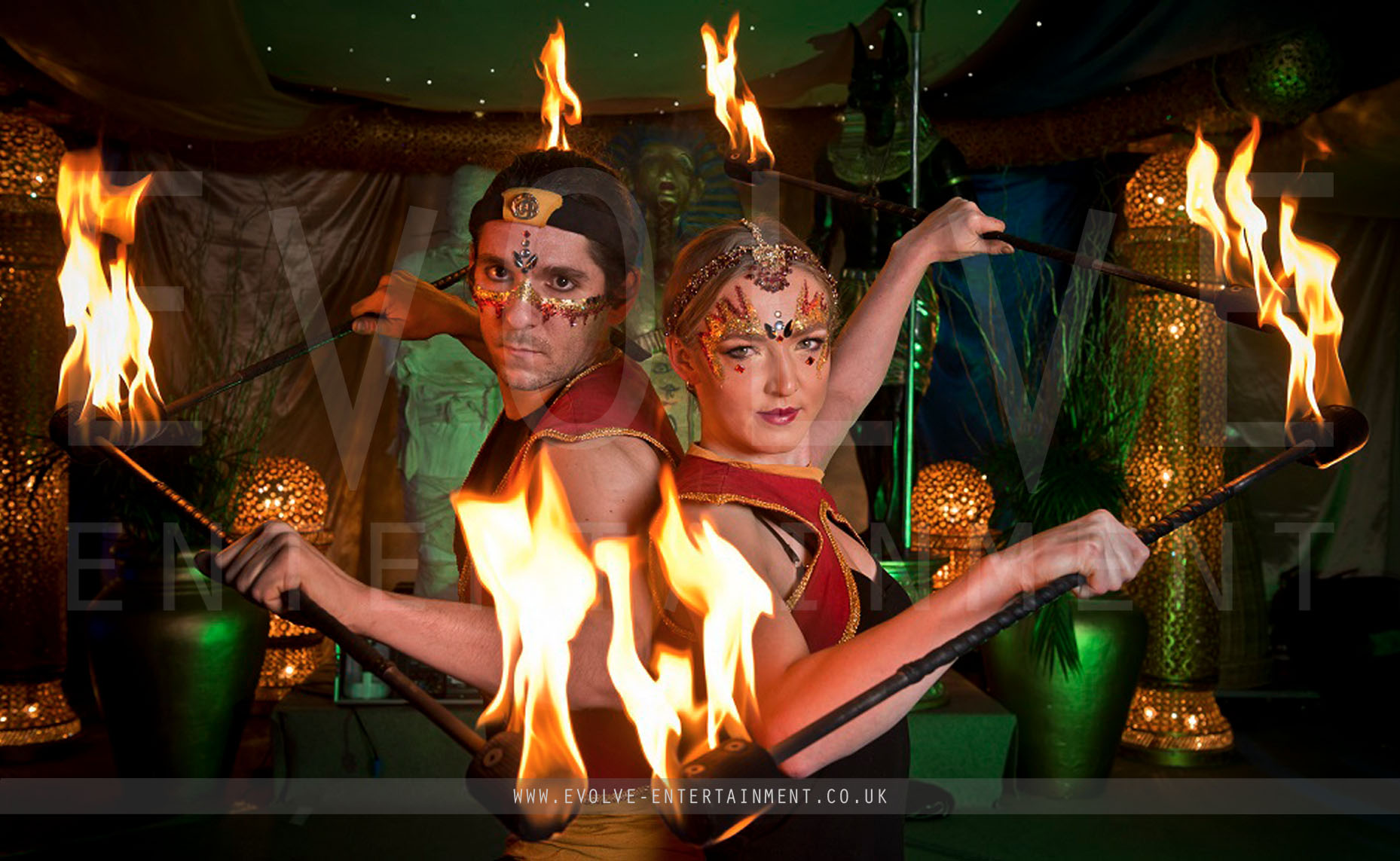 Egyptian Fire Themed Fire Acts Fire Show