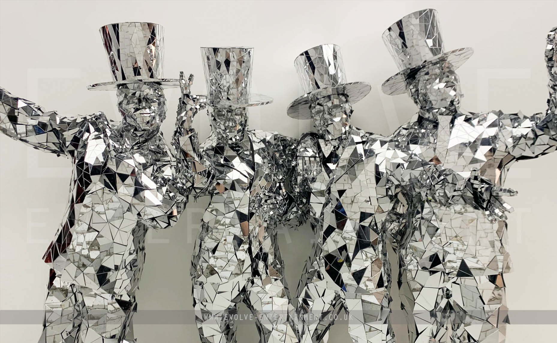 Mirror Men Dancers Unique Dancers for Event Hire