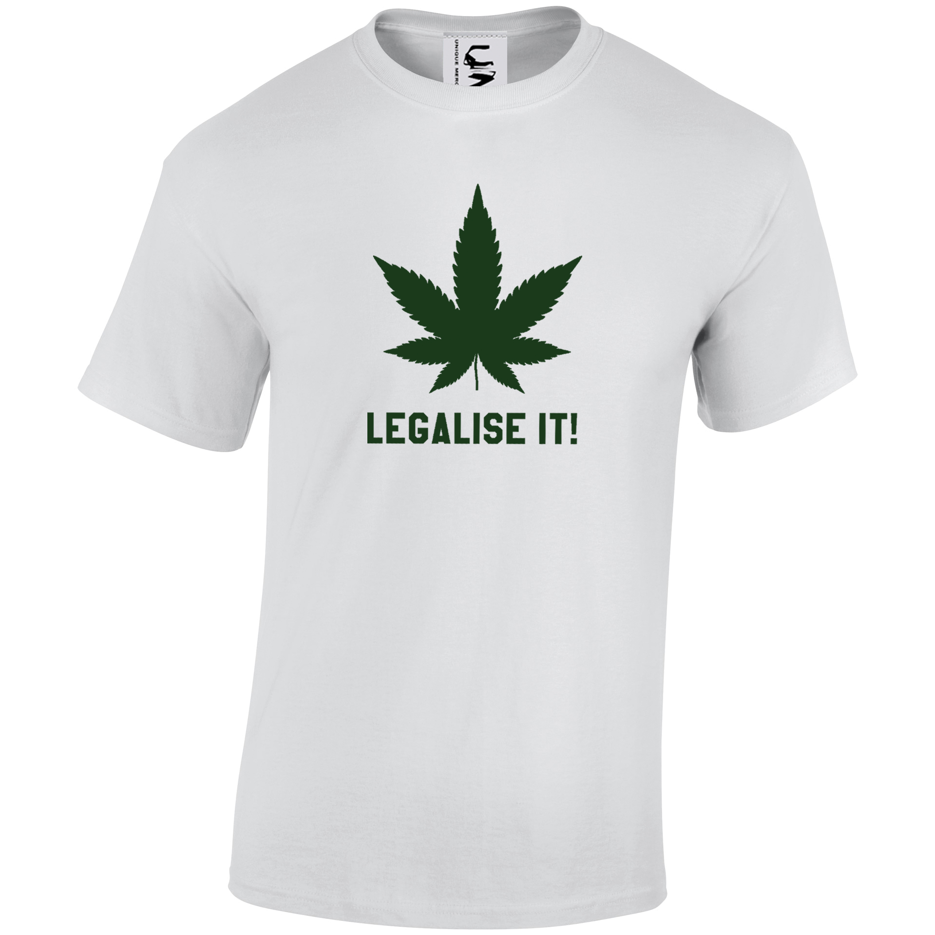 Recreational t-shirt marijuana leaf cannabis legalise it fun gift adult sizes - Picture 1 of 7