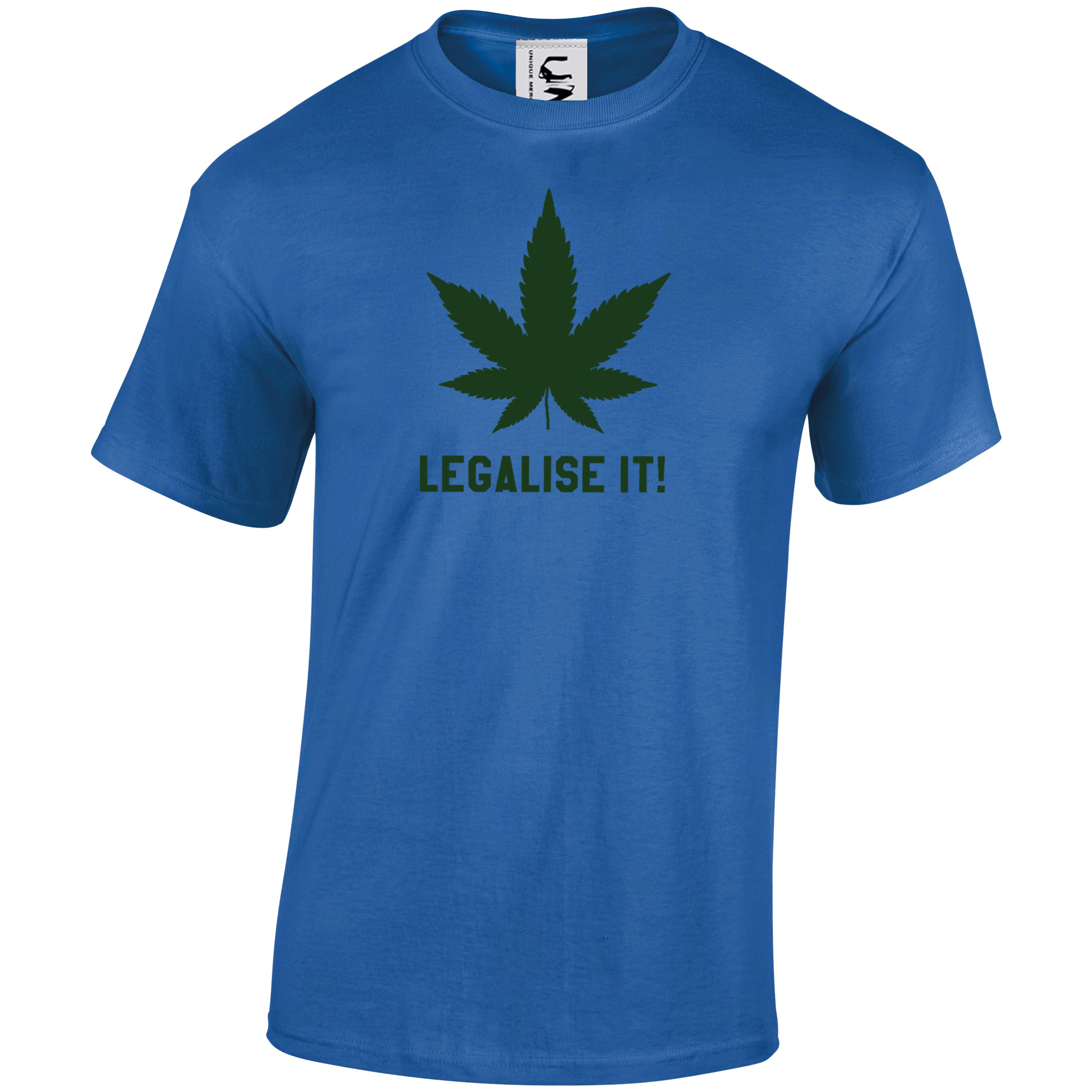 Recreational t-shirt marijuana leaf cannabis legalise it fun gift adult sizes - Picture 3 of 7